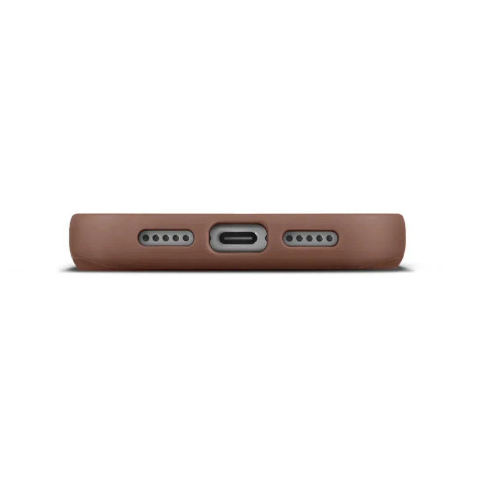 WOOLNUT Läderfodral för iPhone 17 Pro Cognac