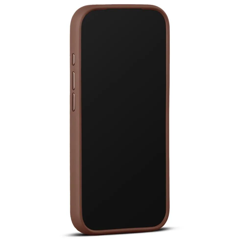 WOOLNUT Läderfodral för iPhone 17 Pro Cognac