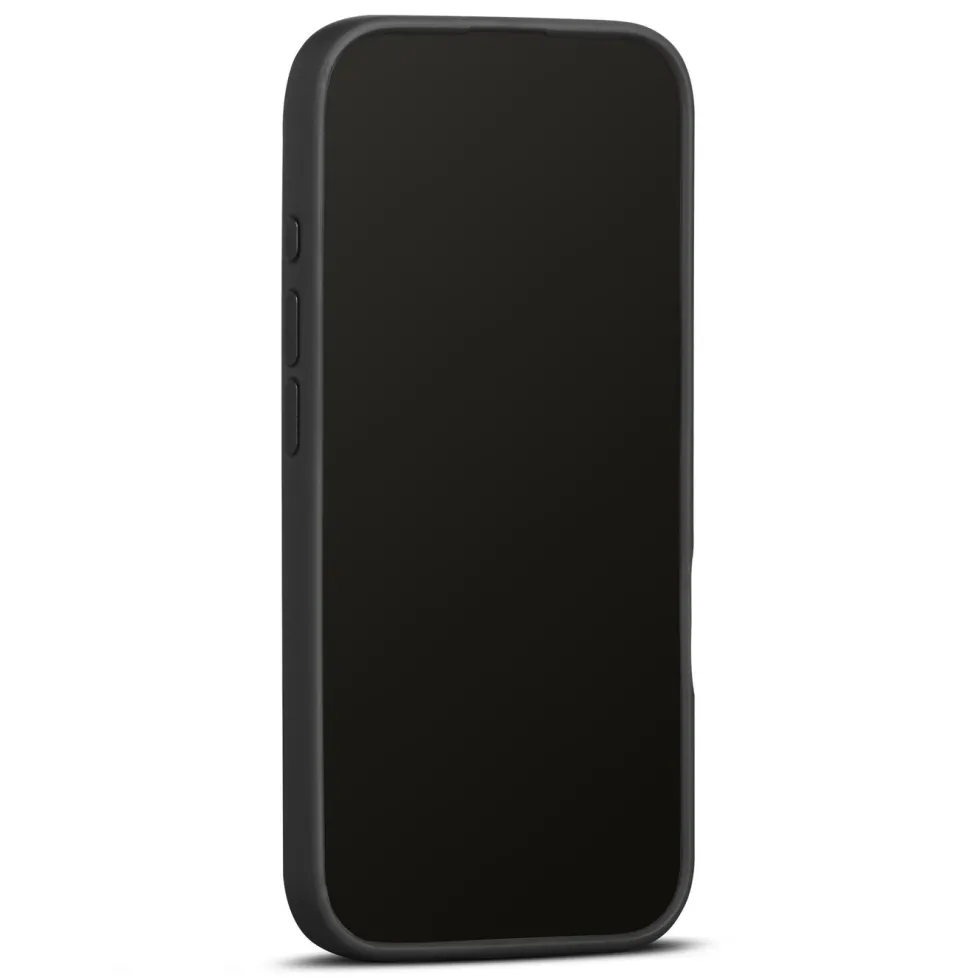 WOOLNUT Läderfodral för iPhone 16 Pro Svart