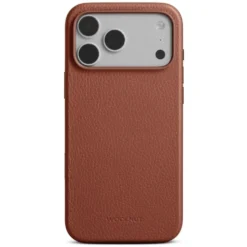 WOOLNUT Läderfodral för iPhone 17 Pro Max Cognac