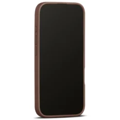 WOOLNUT Läderfodral för iPhone 16 Pro Cognac