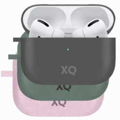 Xqisit Komposterbart fodral för AirPods Pro (Gen 1, 2019) Grön