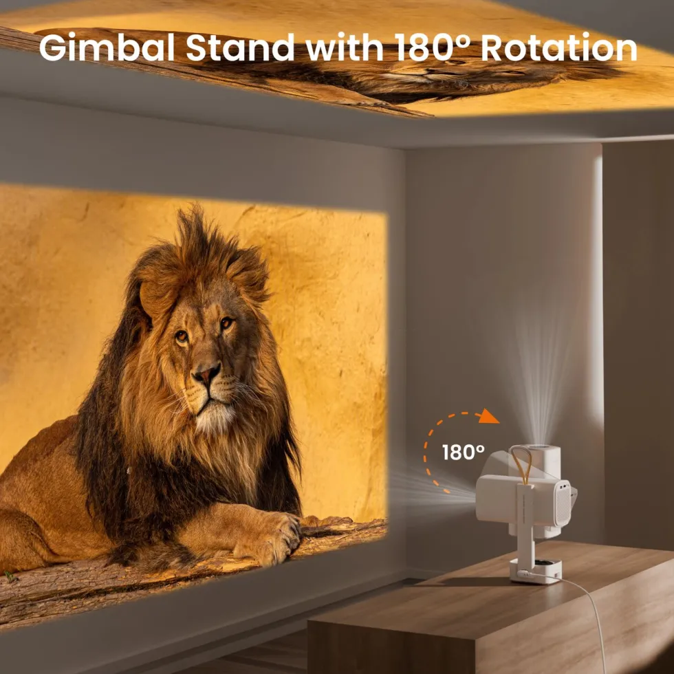Yaber T1 Pro bärbar Full HD-projektor med inbyggda streamingtjänster