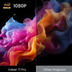 Yaber T1 Pro bärbar Full HD-projektor med inbyggda streamingtjänster