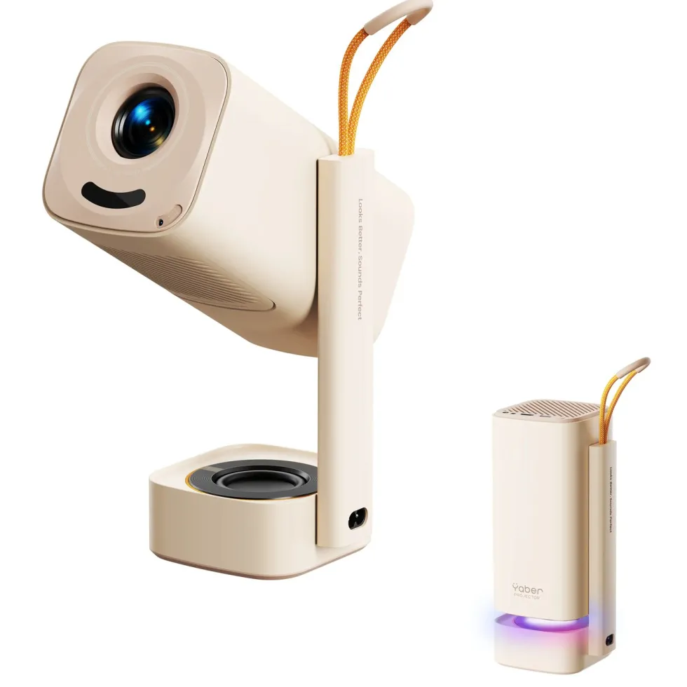 Yaber T1 Pro bärbar Full HD-projektor med inbyggda streamingtjänster