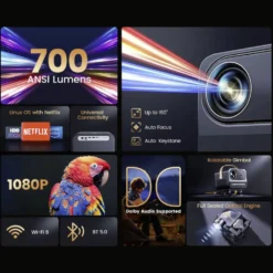 Yaber U12 Home Cinema Full HD-projektor