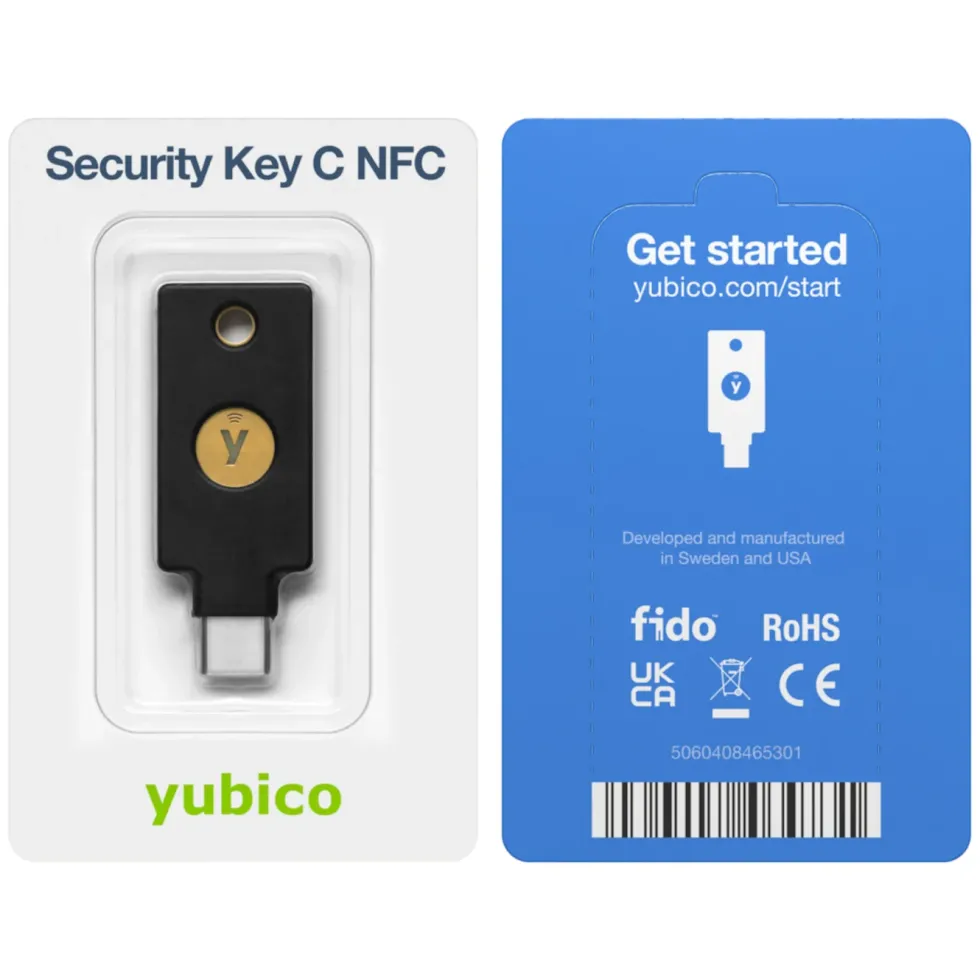 Yubico Security Key NFC Säkerhetsnyckel med USB-C