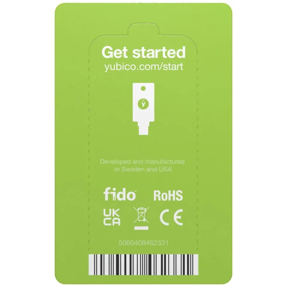 Yubico YubiKey 5C NFC Säkerhetsnyckel med USB-C