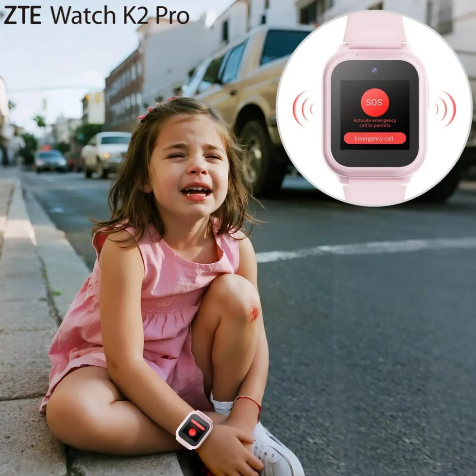 ZTE Watch K2 Pro – smartklocka för barn Blå